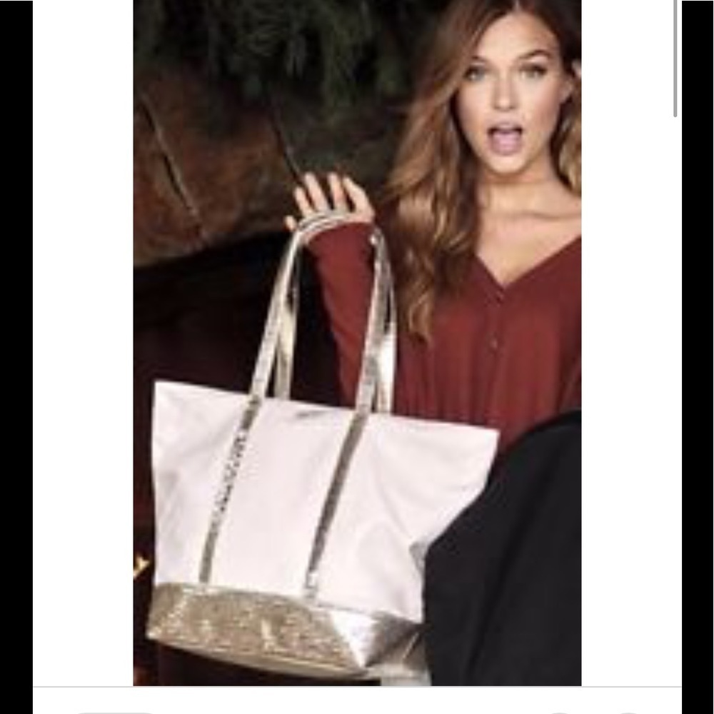 NWT Victoria Secret Sparkle Tote/ Bag
